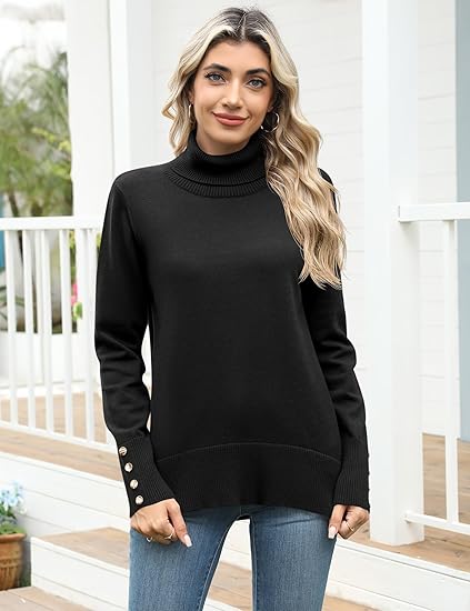 Women’s Turtleneck Knit Sweater